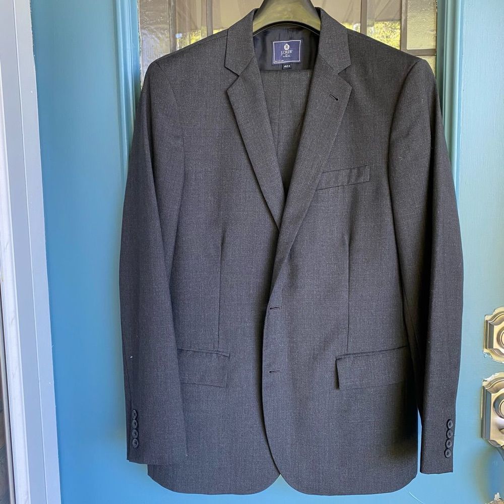 J. Crew Thompson Charcoal Suit